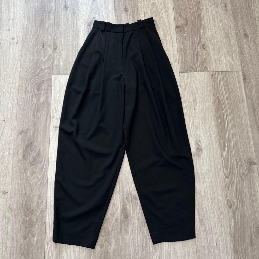 TODAYFUL ハイウエストタックトラウザース