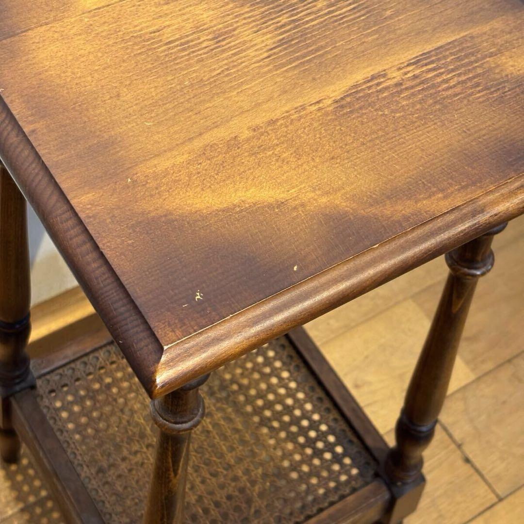 カリモク コロニアル シリーズ テレフォンラック 電話台 木製 サイドテーブル