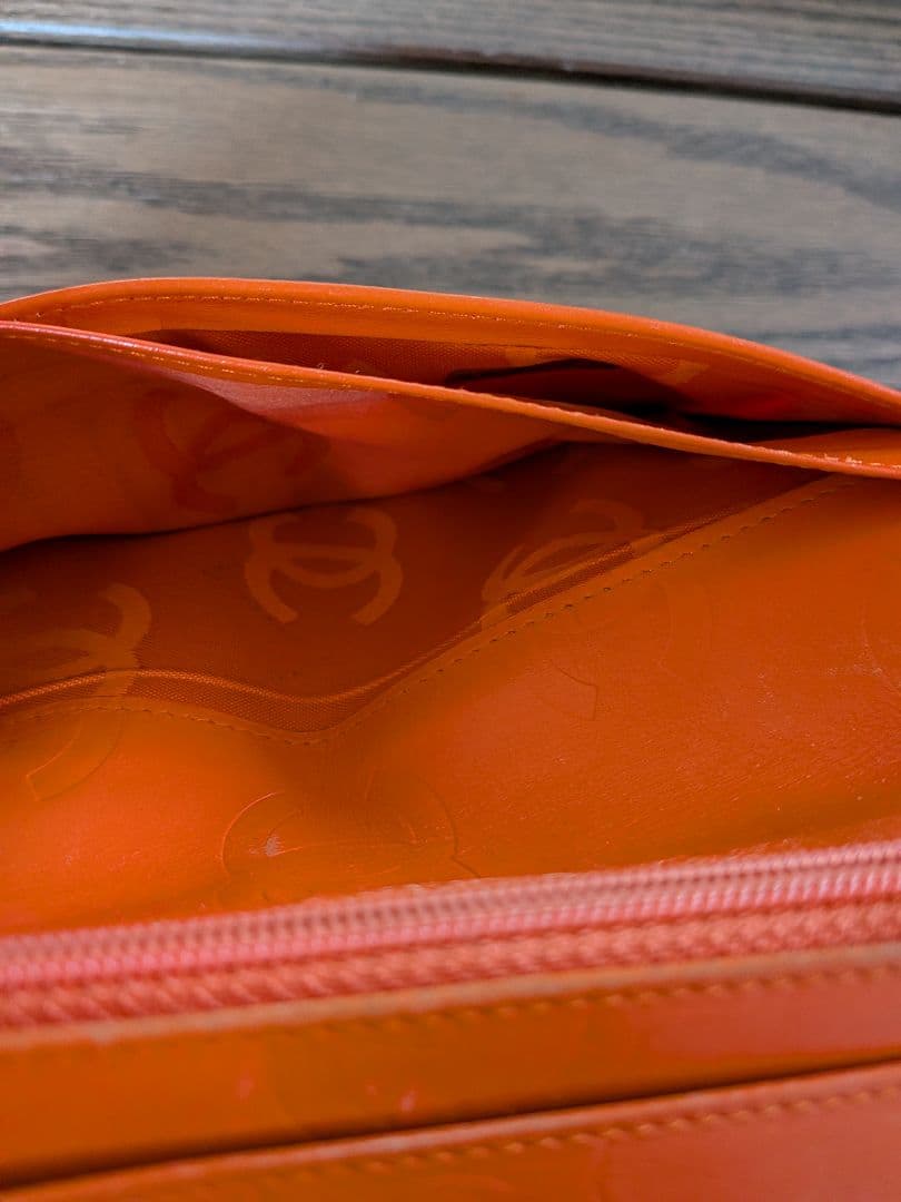 CHANEL カンボンライン 長財布　ブラウン ココマーク