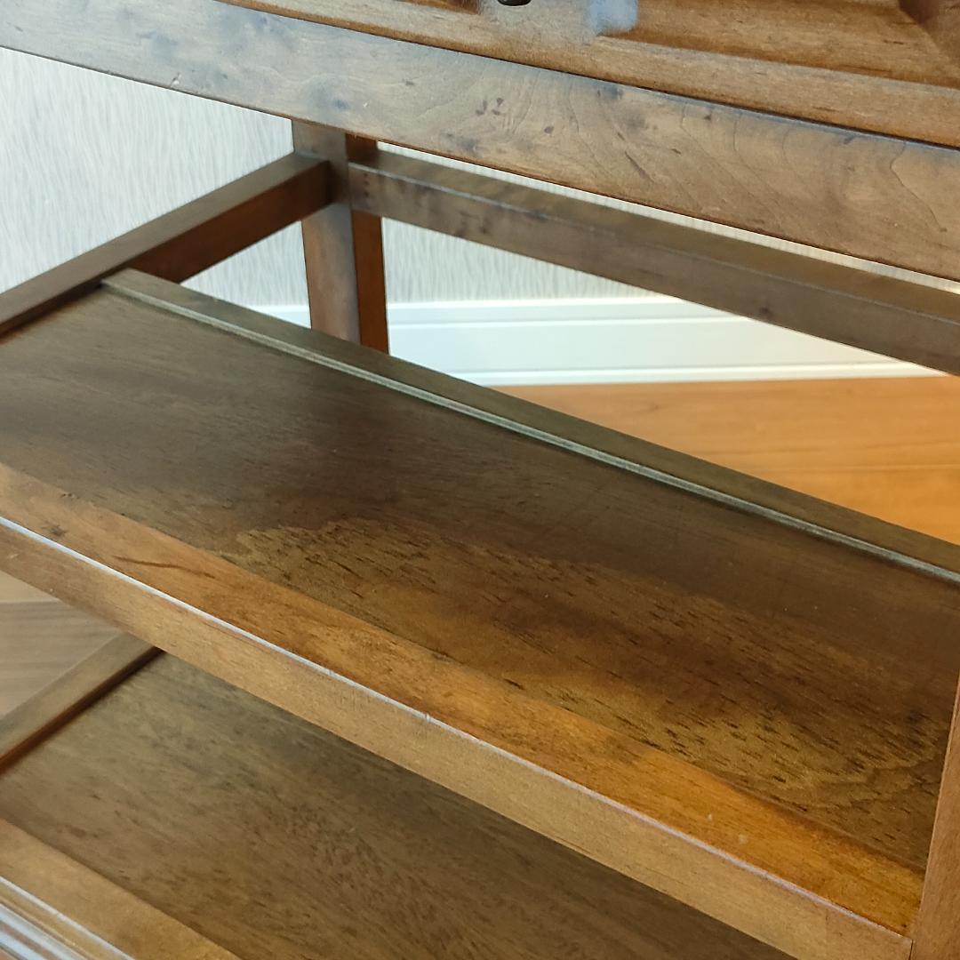 アンティーク　キッチンワゴン　バタフライ　サイドテーブル　スペイン輸入家具