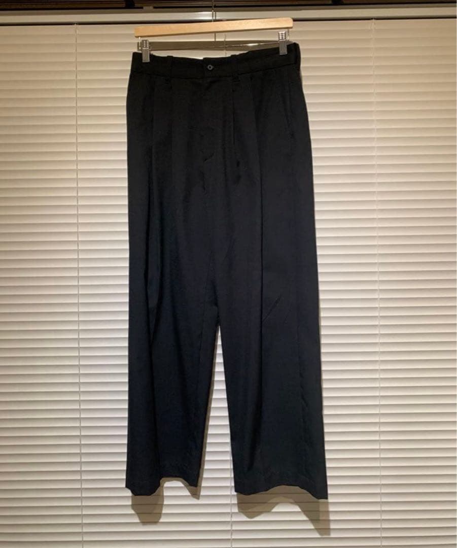 パンツ stein wide straight trousers ssstein