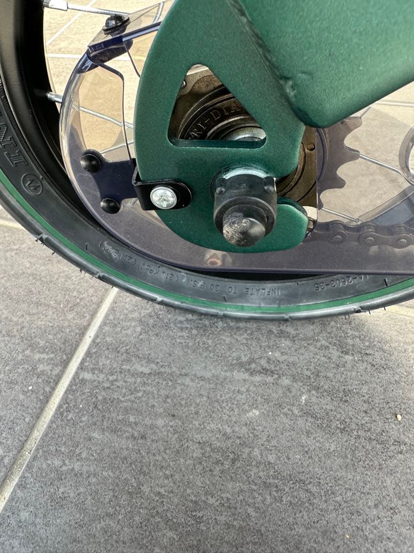 へんしんバイク　緑色