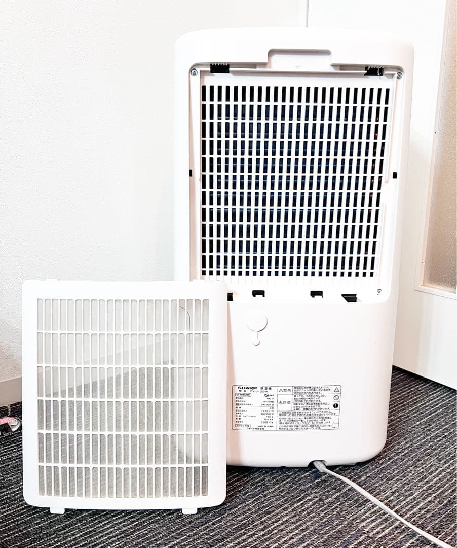 超美品SHARP CV-J120-W 衣類乾燥除湿機 プラズマクラスター