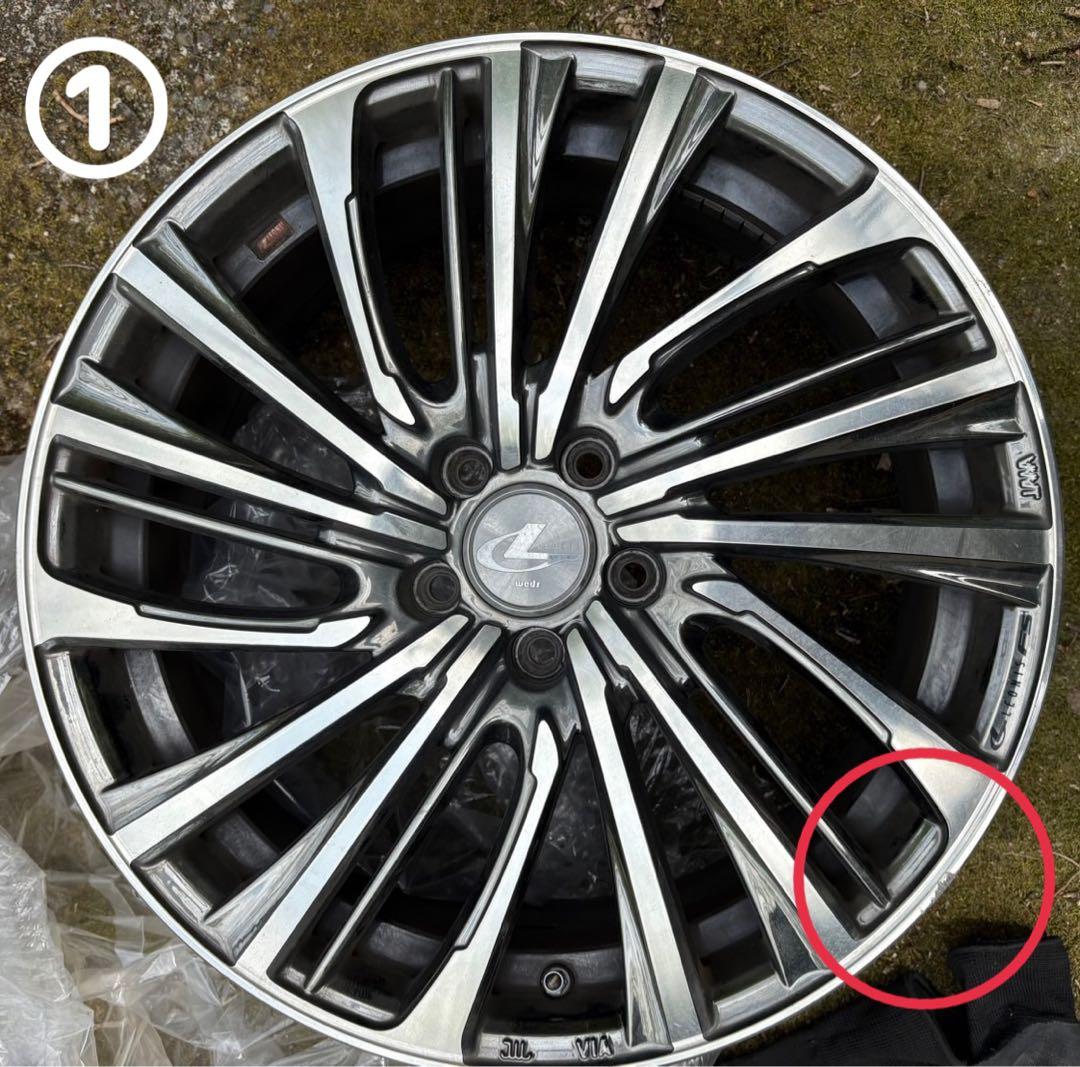 hyfmas6 ウェッズ レオニス アルミホイール 17インチ 4本セット