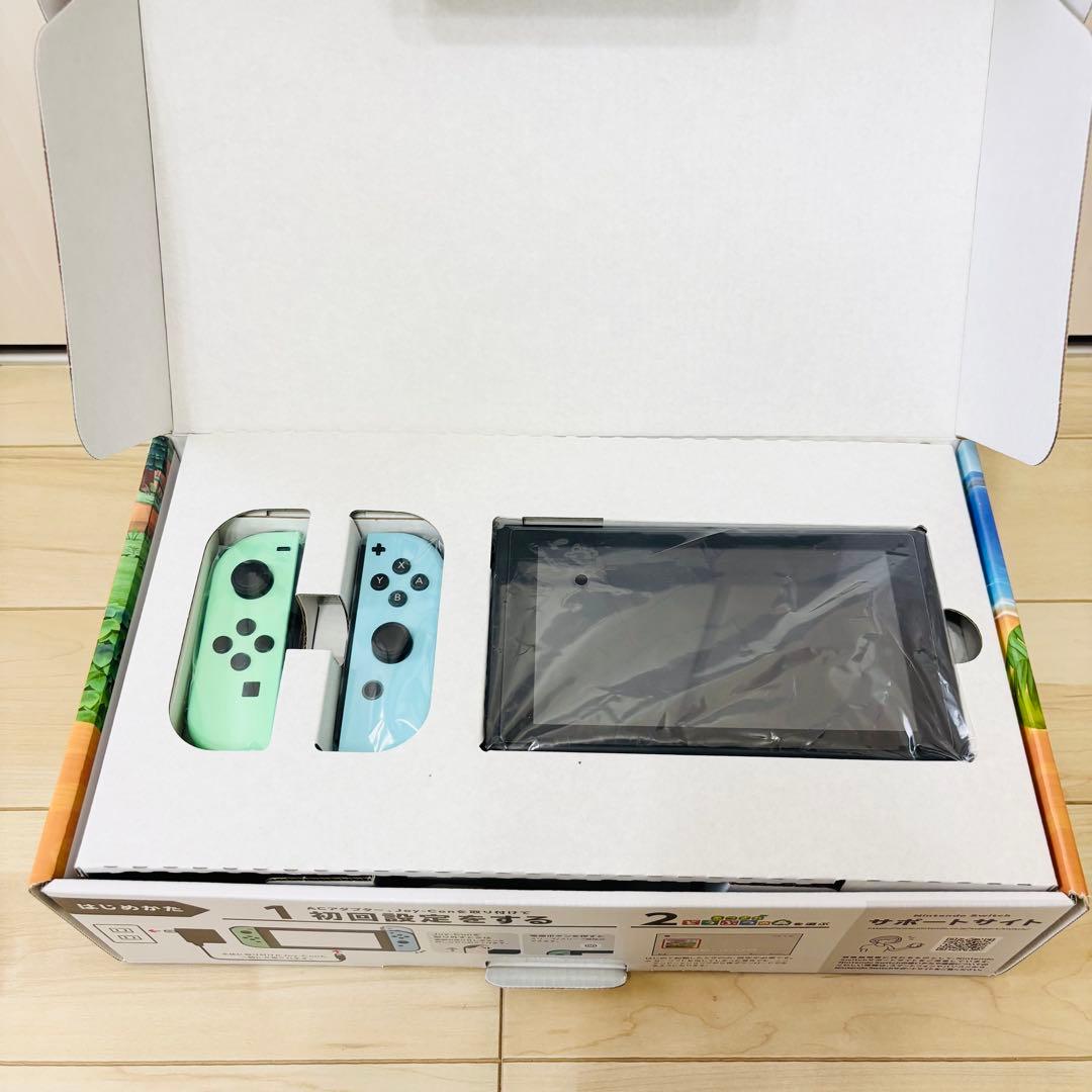 【未使用に近い】Nintendo Switch スイッチ本体　どうぶつの森セット