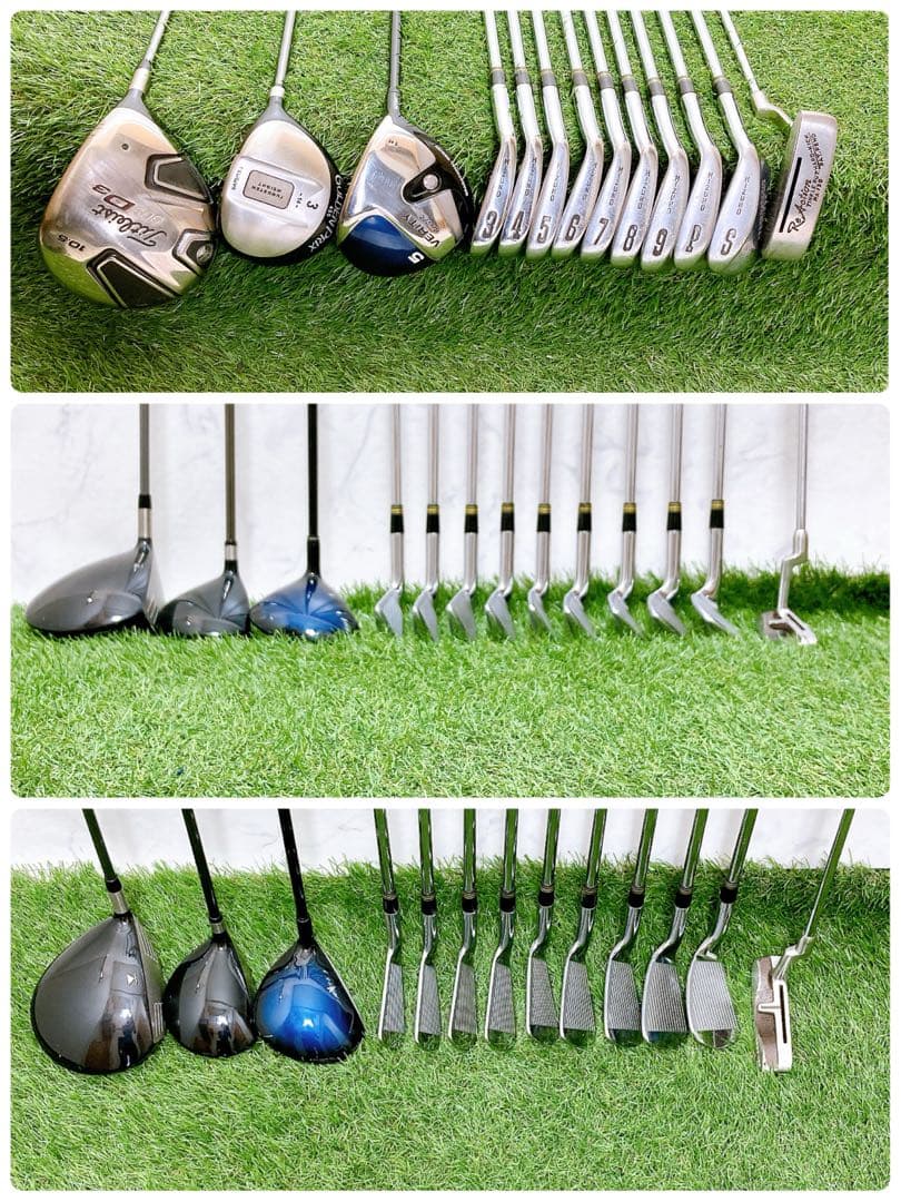 M16 タイトリスト　初心者オススメ　ゴルフ　クラブセット　メンズ　13本