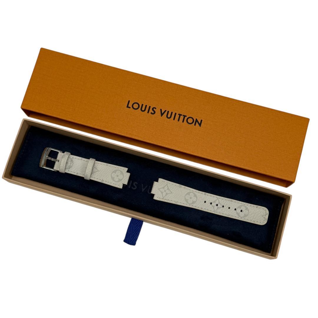 LOUIS VUITTON タンブール用ストラップ モノグラム 白 R15444