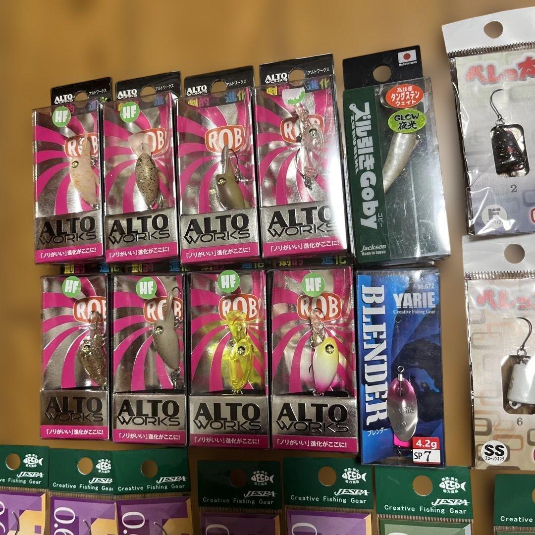 新品未使用品　トラウトエリア用ルアー　53個セット