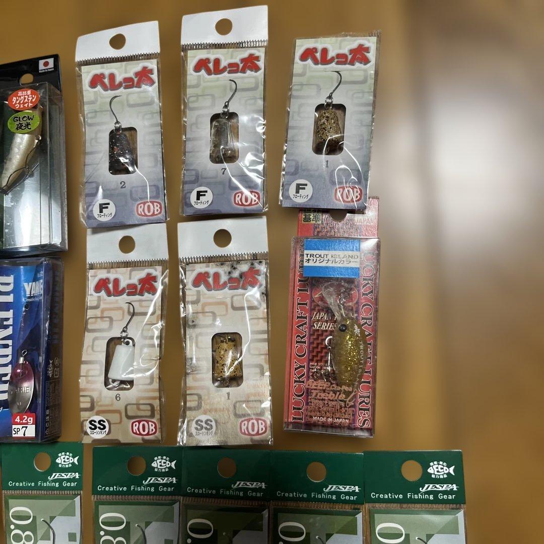 新品未使用品　トラウトエリア用ルアー　53個セット