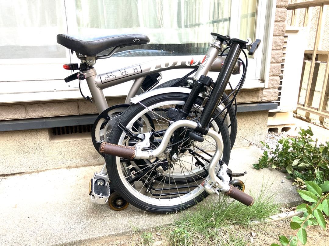 パ*オ様 Brompton ブロンプトン　折りたたみ自転車 20インチ シルバー