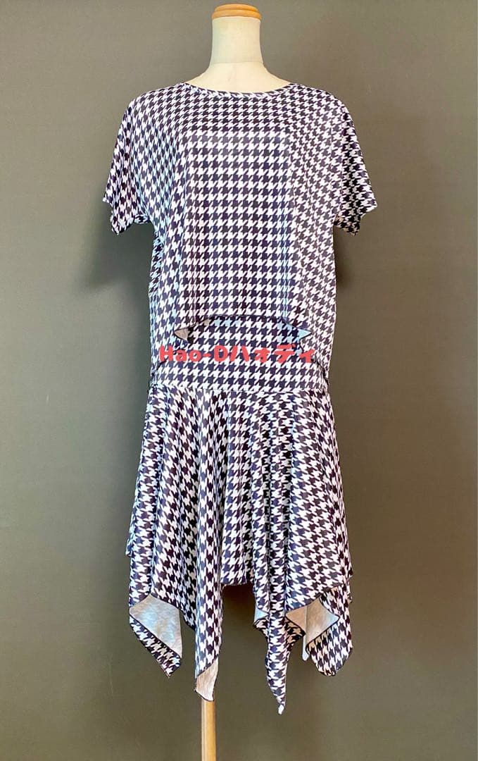 社交ダンス★新作★レッスンウェア★オリジナル★千鳥セット