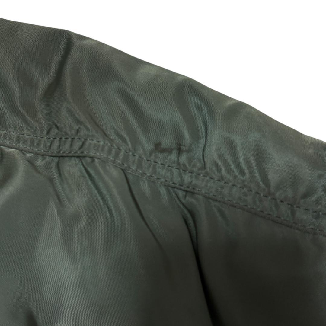 90s USA製 ALPHA MA-1 グランドクルー カーキ オリーブ