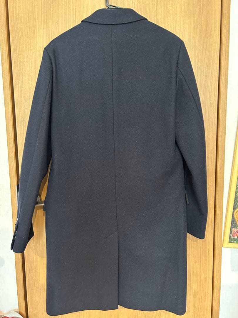 売り切り　ami paris チェスターコート　紺44