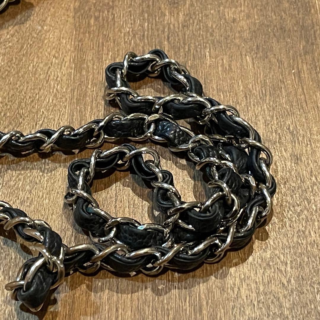 極美品　シャネル　マトラッセ　20 キャビアスキン　ショルダーバッグ　ブラック