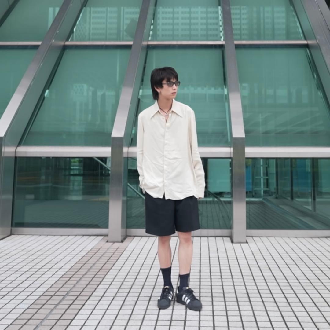 パンツ Acne Studios Black Tailored Shorts 44