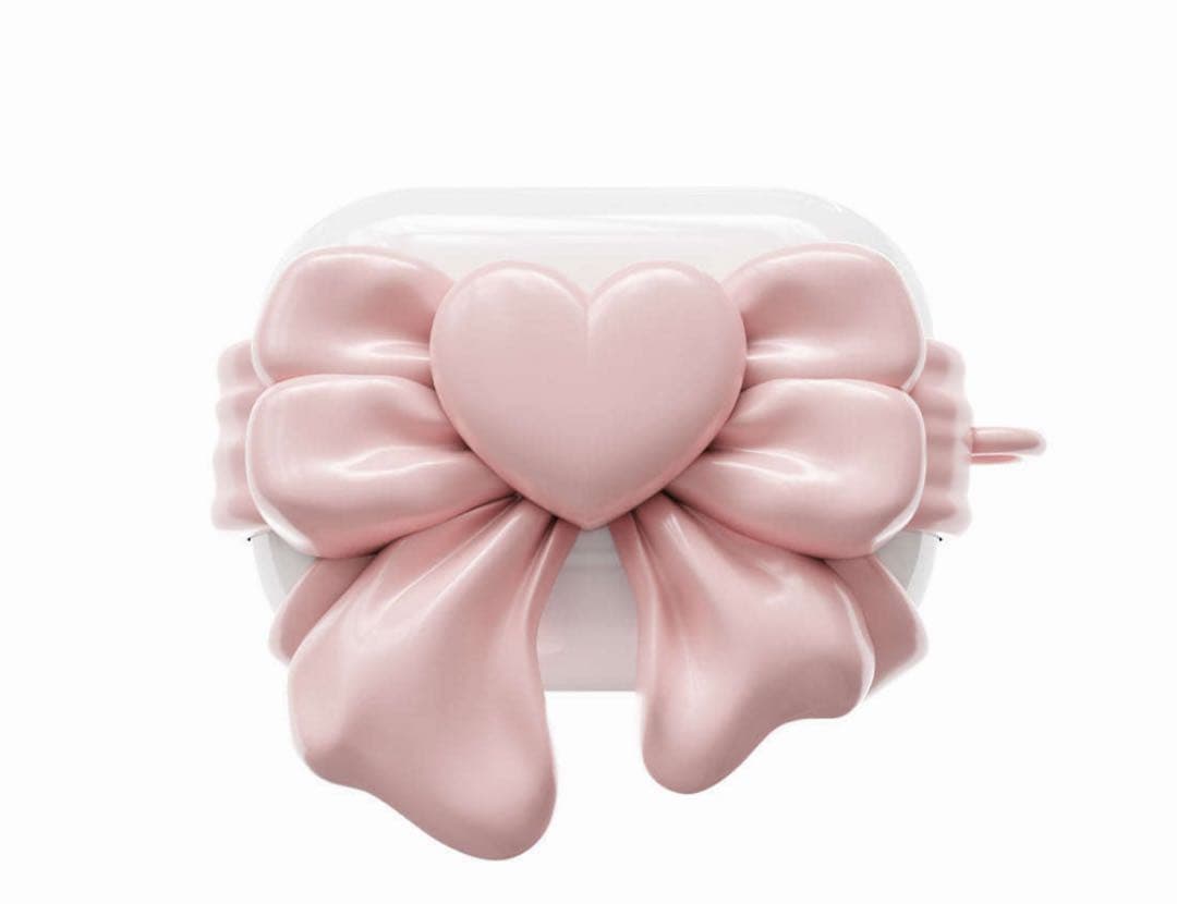 アクセサリー ANDAASH Airpods BOW 01 PINK Edition