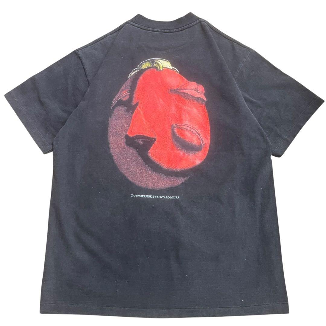 ラスト一点 ベルセルク アニメ Tシャツ ブラック 両面プリント L