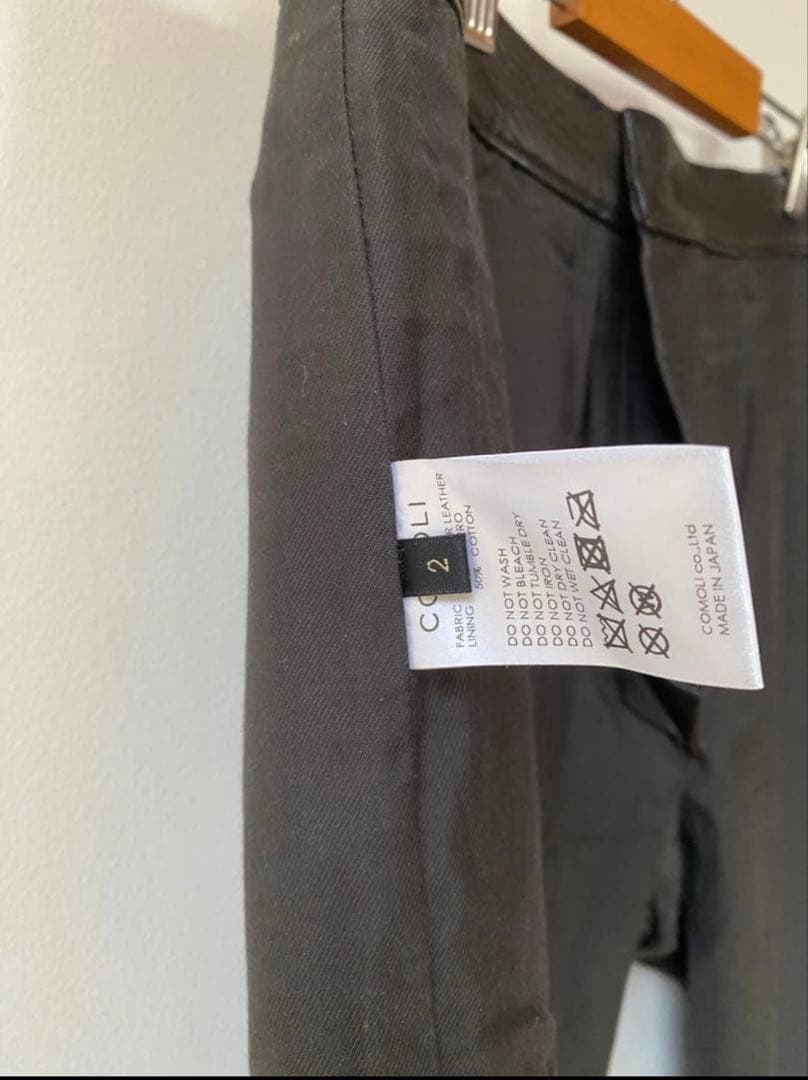 comoli 鹿革サイズ2 レザー　本革 日本製 コモリ