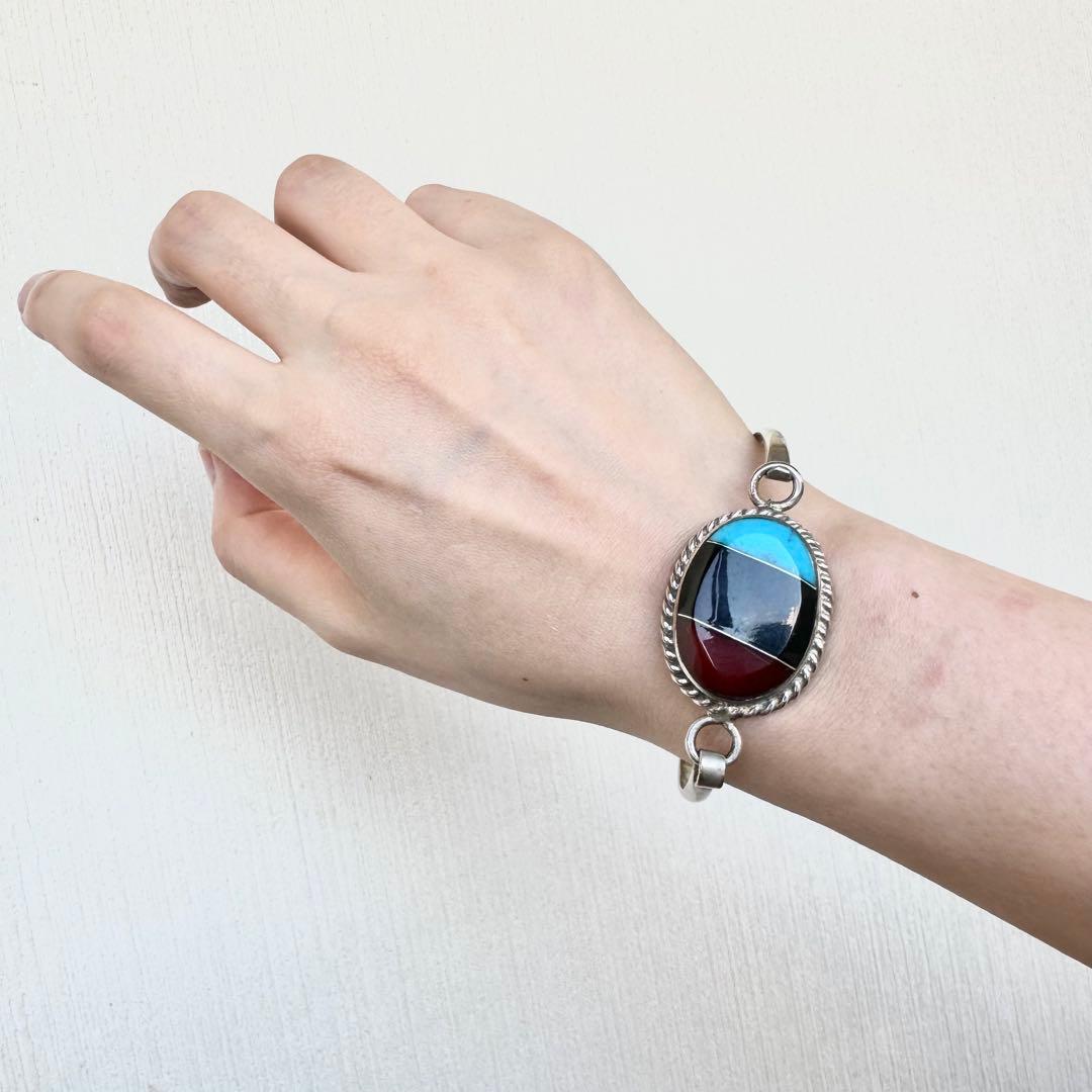 ヴィンテージ！3 Stones Native Style ブレスレット