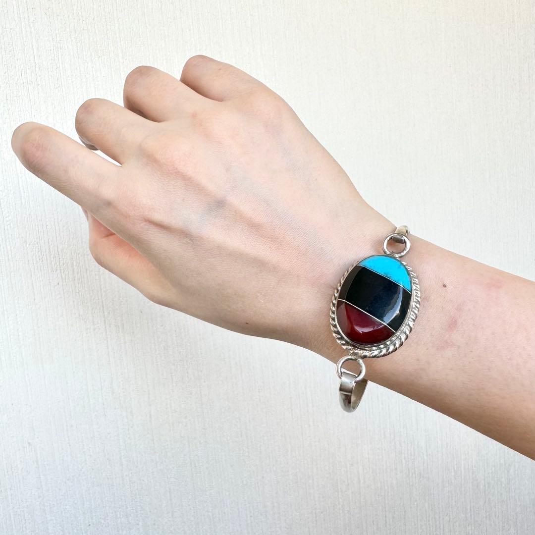 ヴィンテージ！3 Stones Native Style ブレスレット