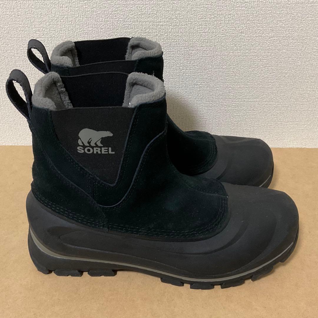 SOREL バクストン プルオンブーツ ウォータープルーフ Black 27.0