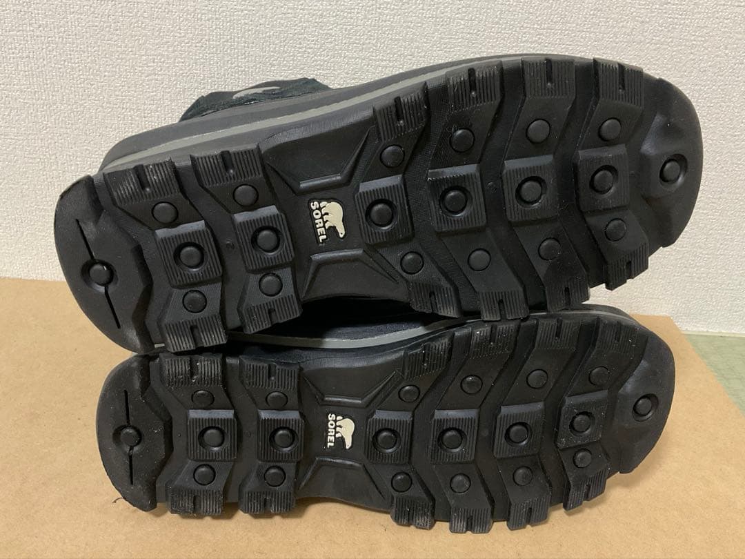 SOREL バクストン プルオンブーツ ウォータープルーフ Black 27.0
