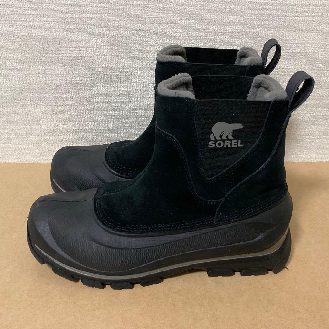 SOREL バクストン プルオンブーツ ウォータープルーフ Black 27.0