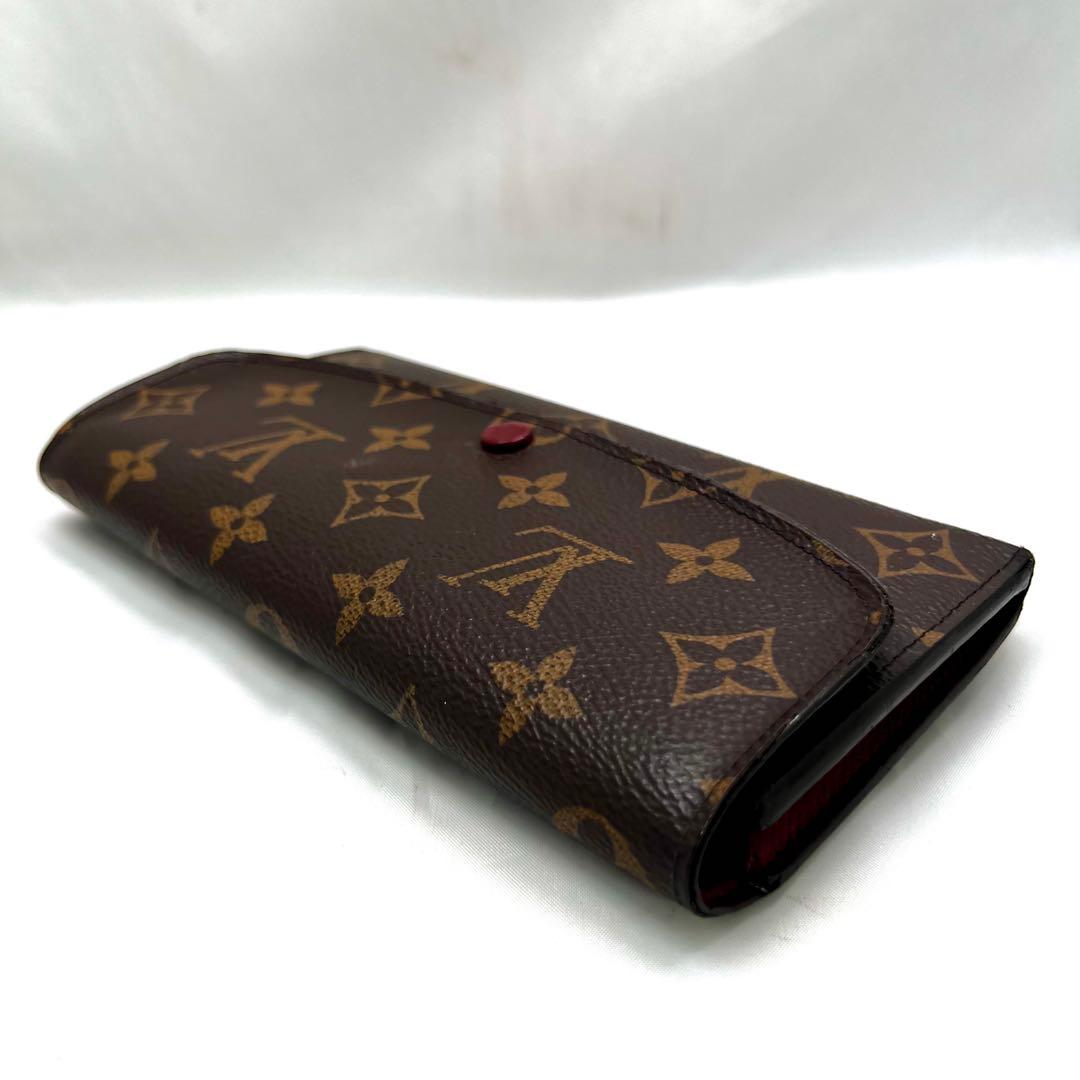 ルイヴィトン モノグラム ポルトフォイユ エミリー 後期型 フューシャ