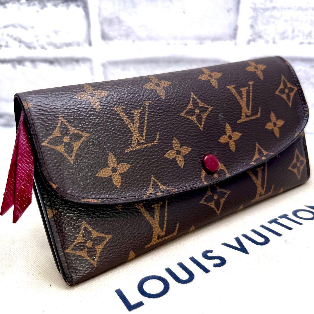 ルイヴィトン モノグラム ポルトフォイユ エミリー 後期型 フューシャ