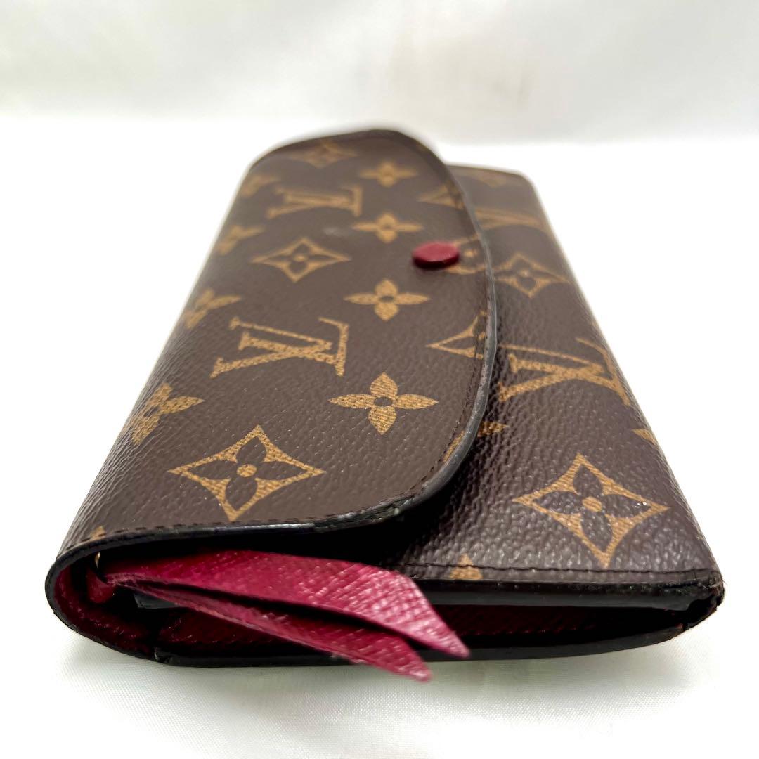 ルイヴィトン モノグラム ポルトフォイユ エミリー 後期型 フューシャ