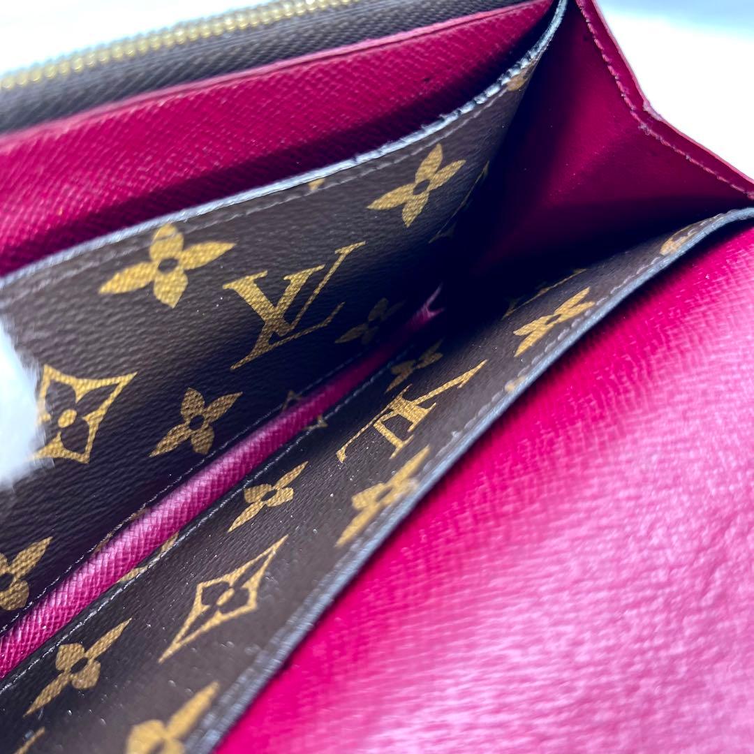 ルイヴィトン モノグラム ポルトフォイユ エミリー 後期型 フューシャ