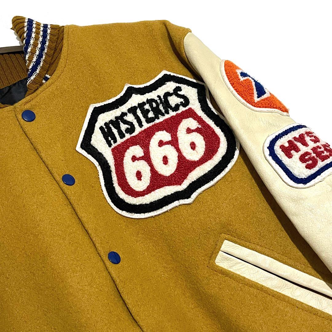 Hysteric ヒステリックグラマー スタジャン 40 マスタード USA製