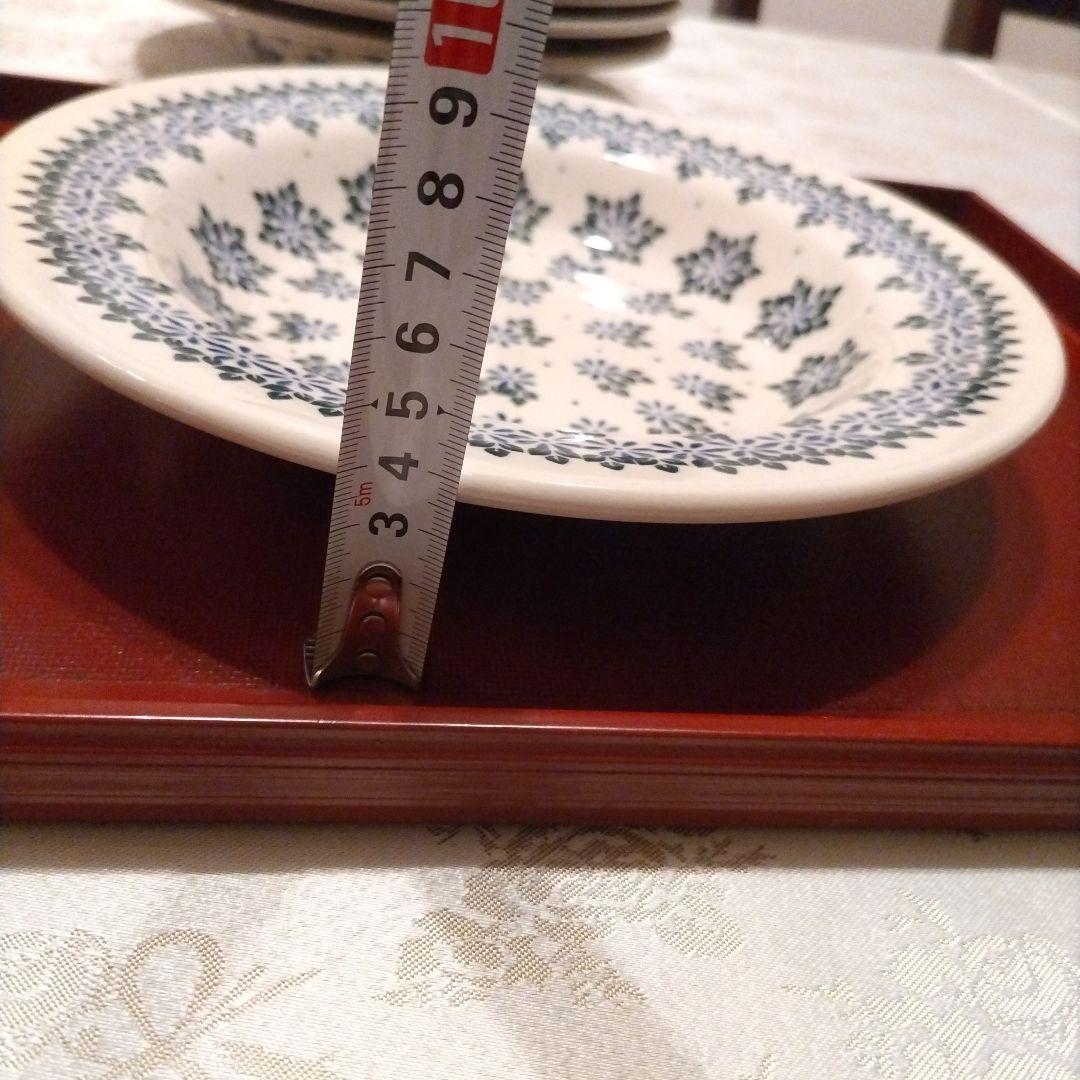 ポーリッシュポタリー 大皿5枚セット 直径約24cm