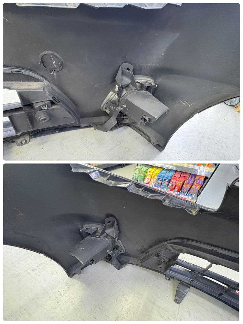 ※はるー※ フロントバンパー 黒 エスティマ50中期