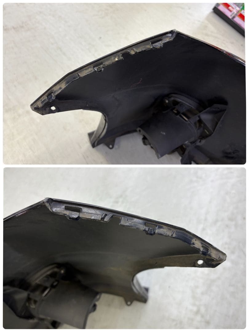 ※はるー※ フロントバンパー 黒 エスティマ50中期