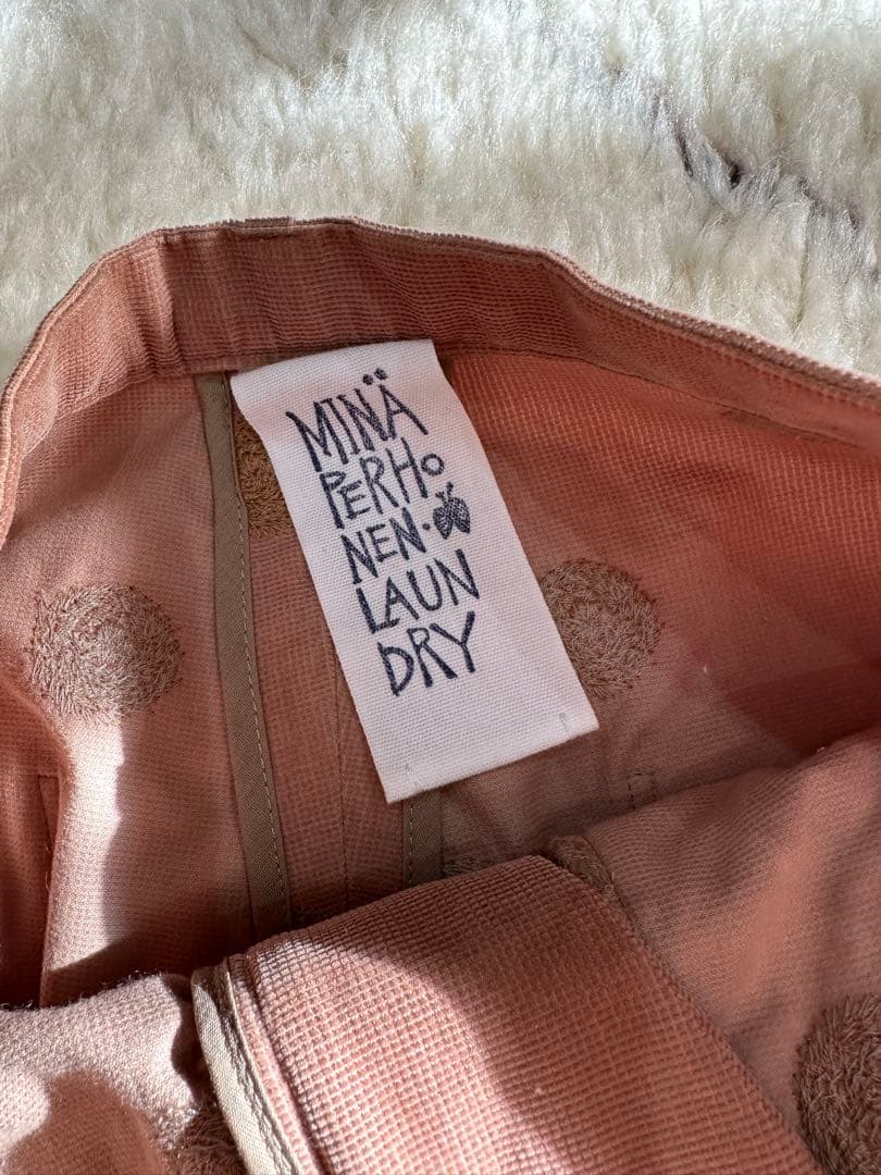 ミナペルホネン　ランドリー　 ドット柄　パンツ　38