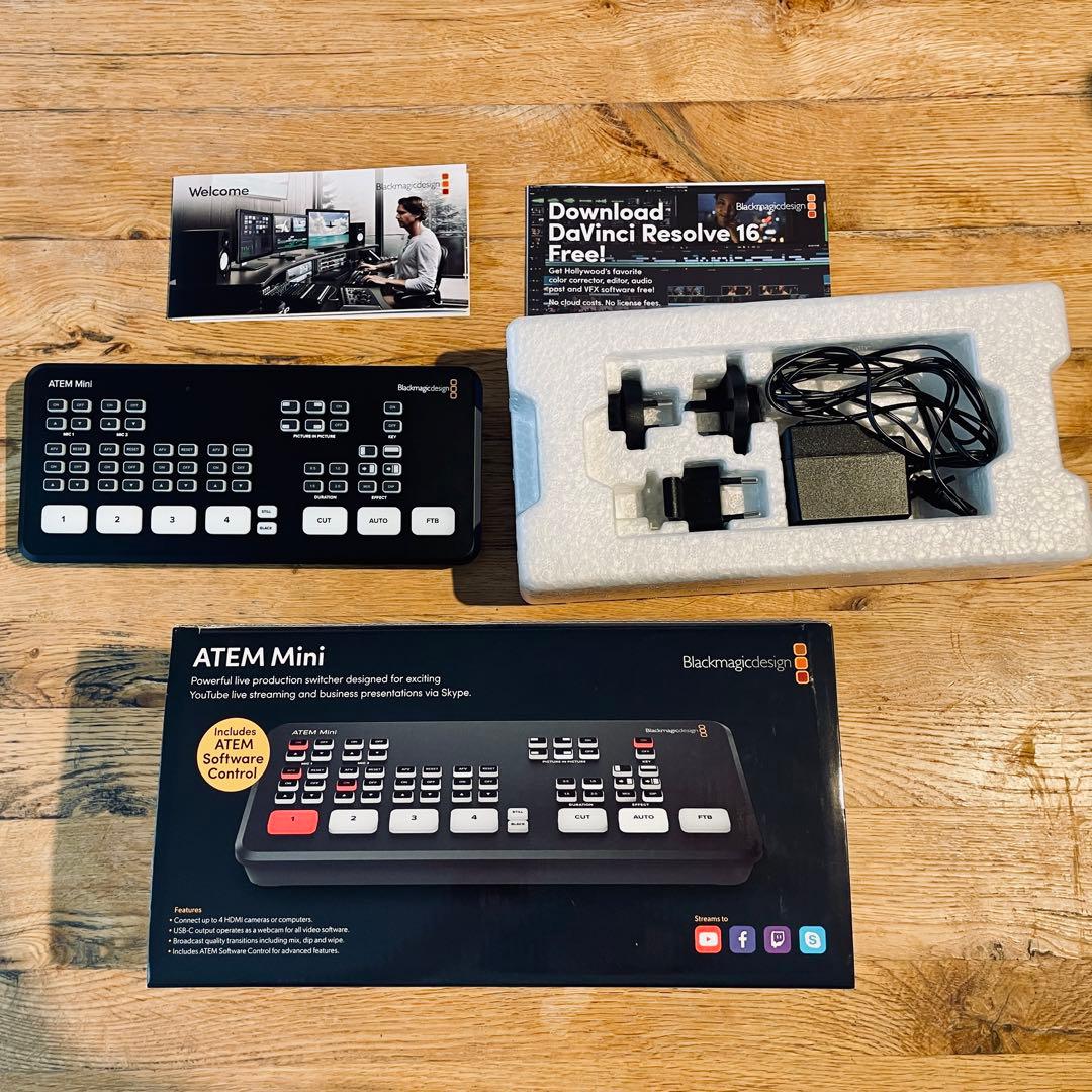 [ほぼ新品・箱付属品完備]Blackmagic Design ATEM Mini