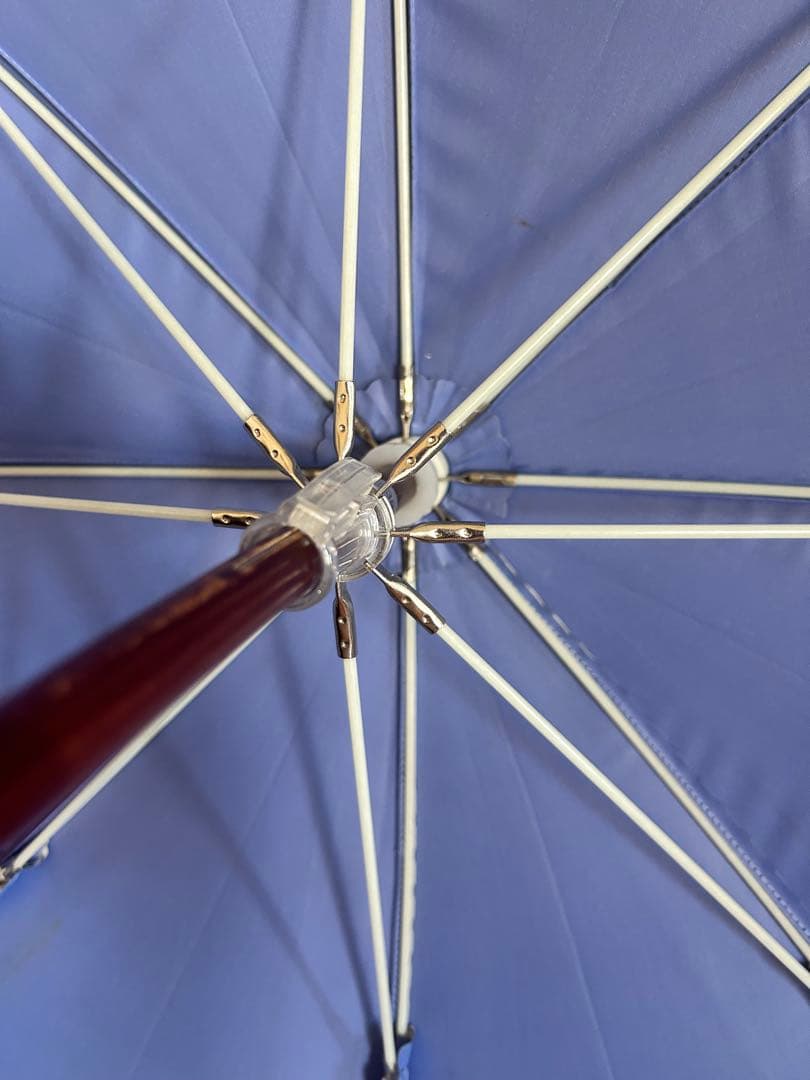 ポロラルフローレン パラソル 日傘 晴雨兼用 ポニー刺繍 ストライプ