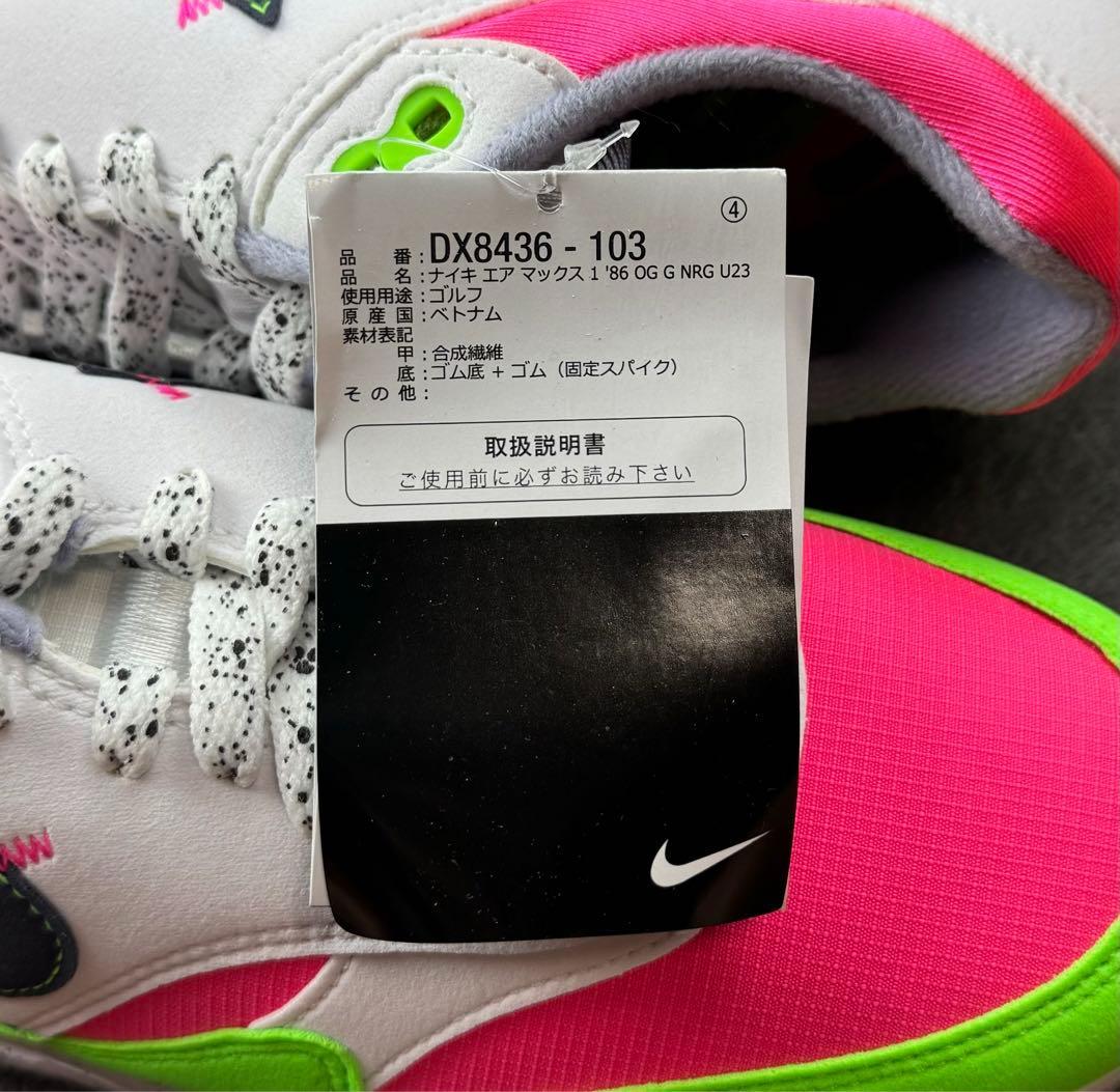 L新品 26.0cm ナイキ エアマックス1 '86 OG ゴルフ DX8436