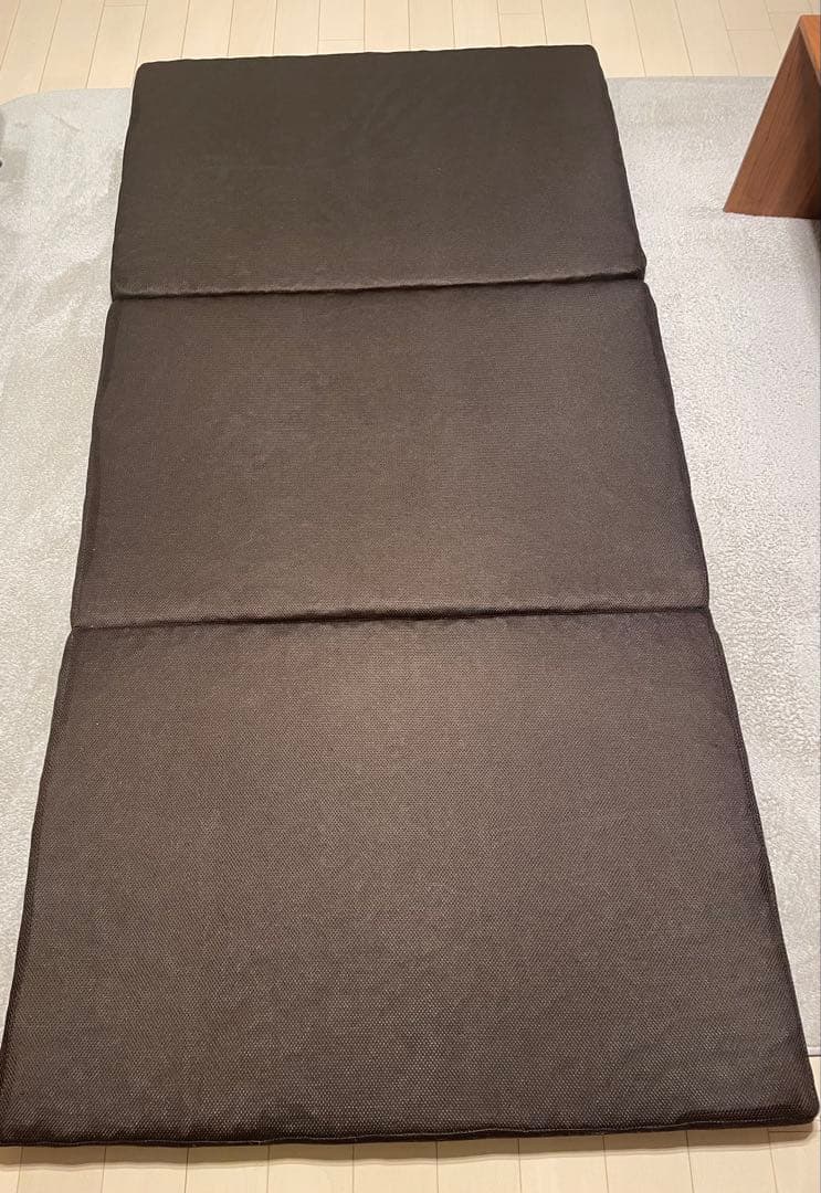 【アイリスオーヤマ】エアリーマットレス⭐︎シングル5センチ茶②