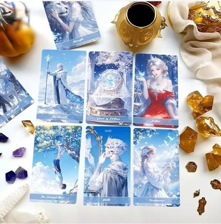 【正規品タロットカード】入手困難な海外デッキ✨クリスタルの愛のタロットカード