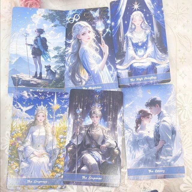 【正規品タロットカード】入手困難な海外デッキ✨クリスタルの愛のタロットカード