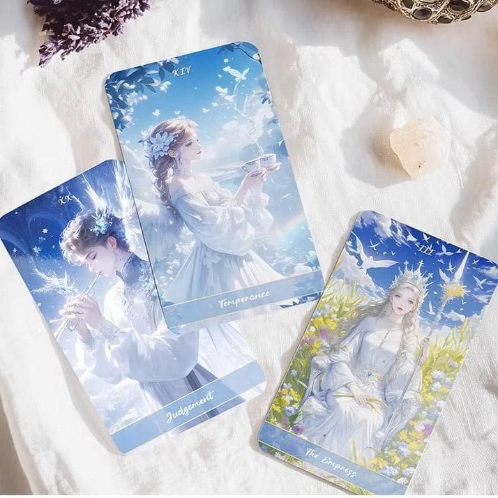 【正規品タロットカード】入手困難な海外デッキ✨クリスタルの愛のタロットカード