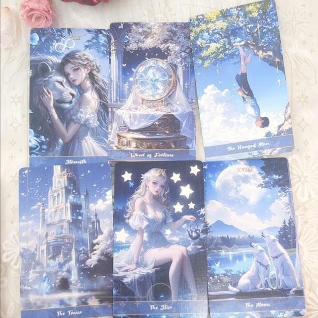 【正規品タロットカード】入手困難な海外デッキ✨クリスタルの愛のタロットカード