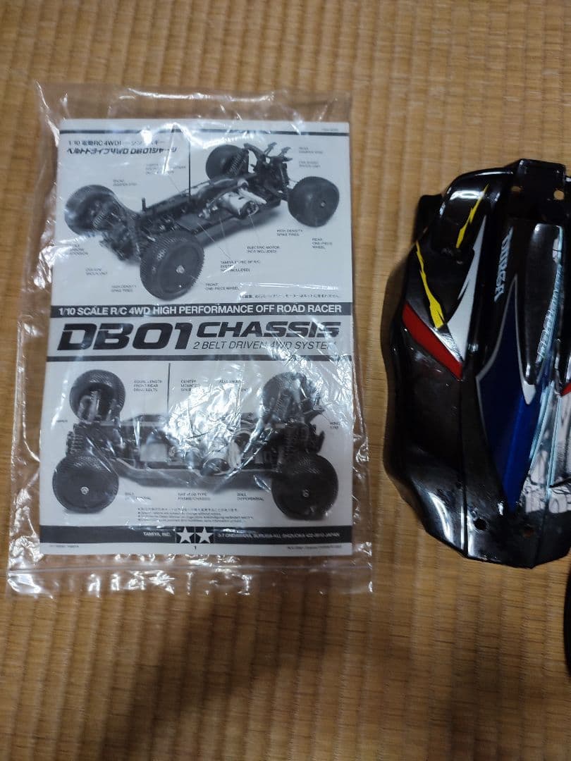 タミヤ 1／10 電動RC組み立てキット 済みDB01 ドゥルガ中古品
