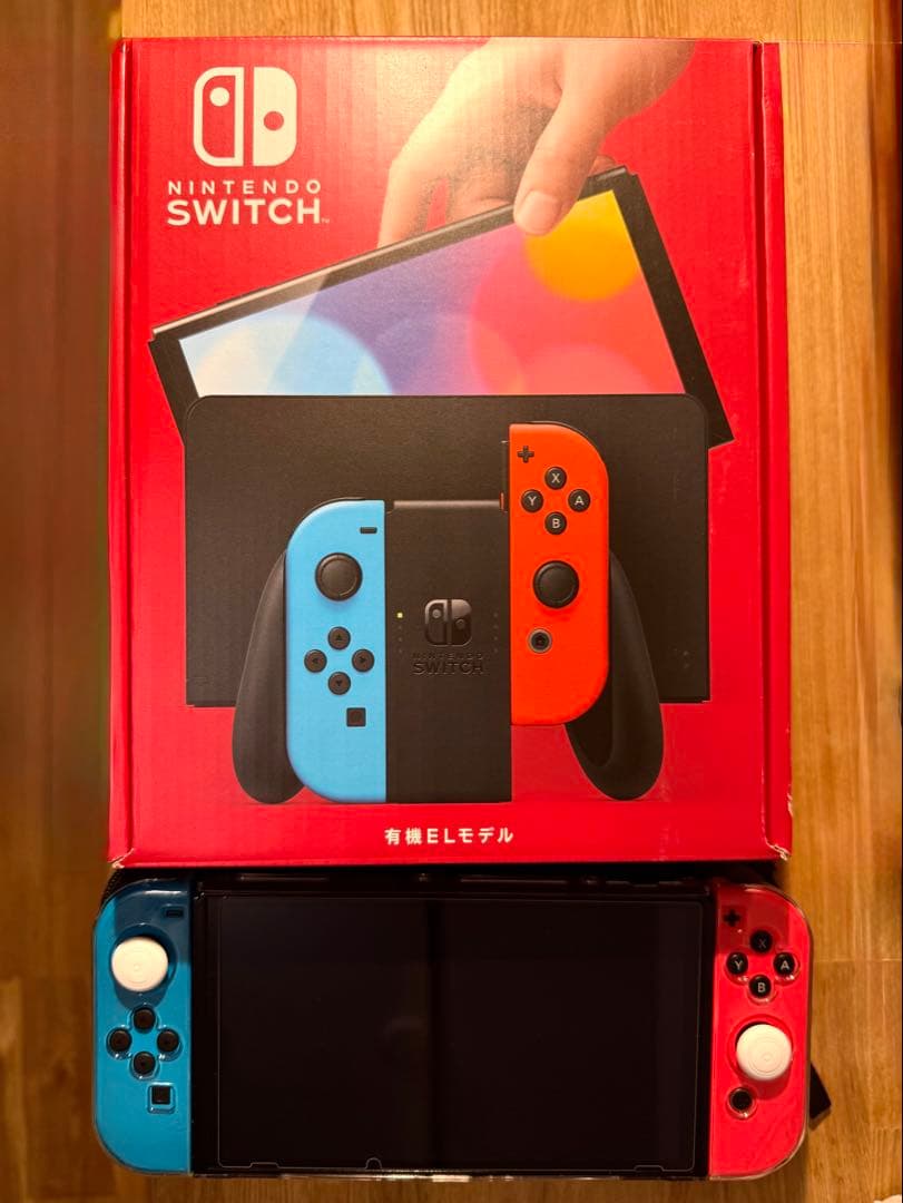 ほぼ未使用★《1年安心保証付》Nintendo Switch 有機ELモデル