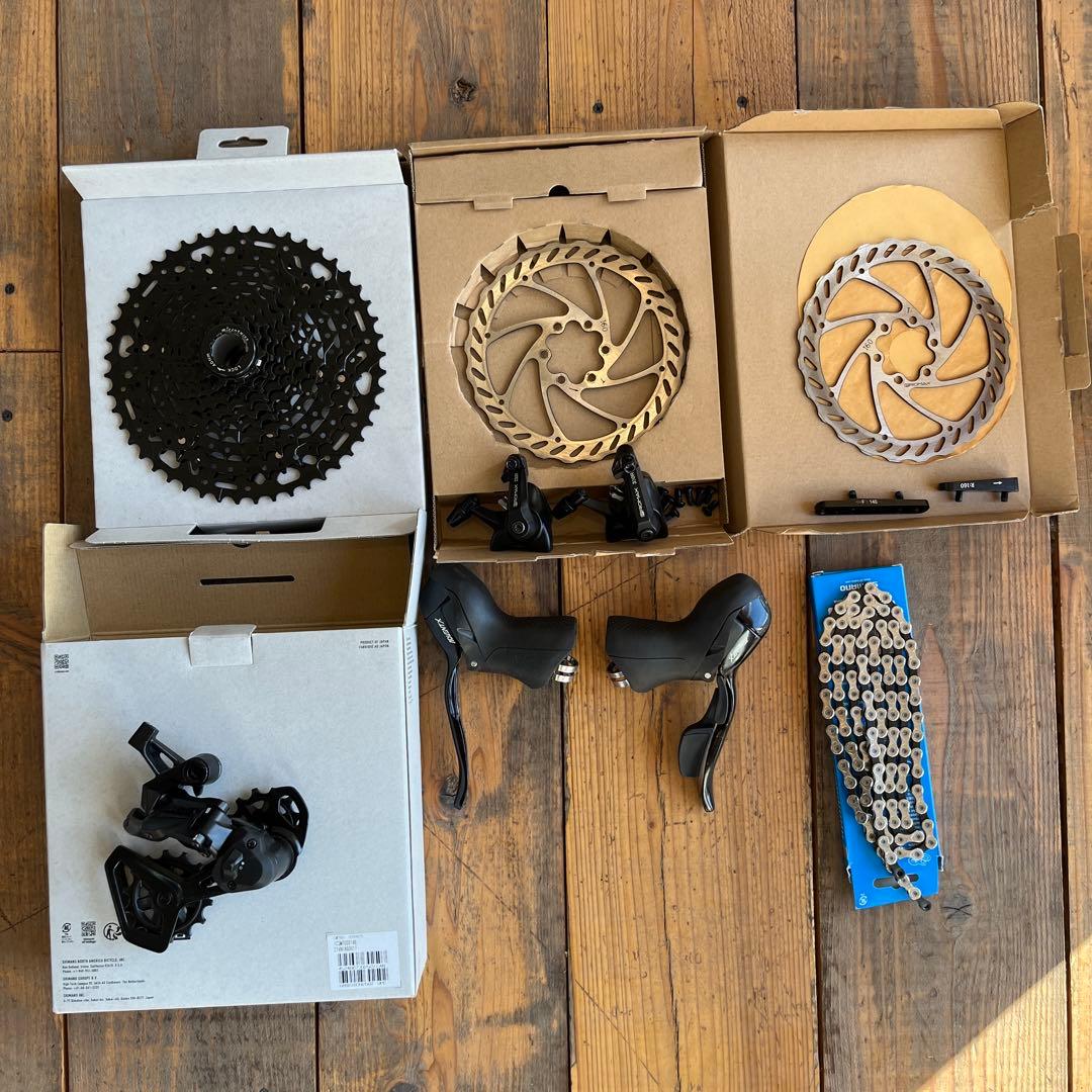 即発送　microshift advent x promax ブレーキセット