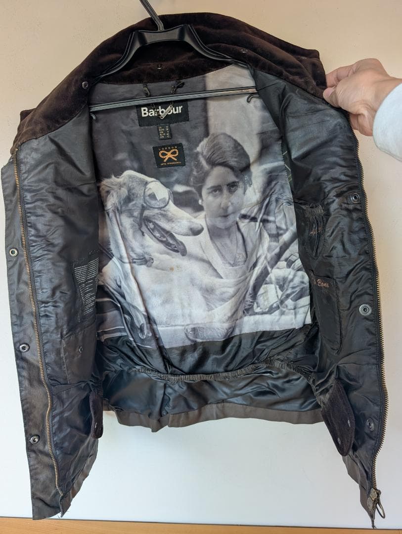 ＋*I様 Barbour ダークブラウンジャケット