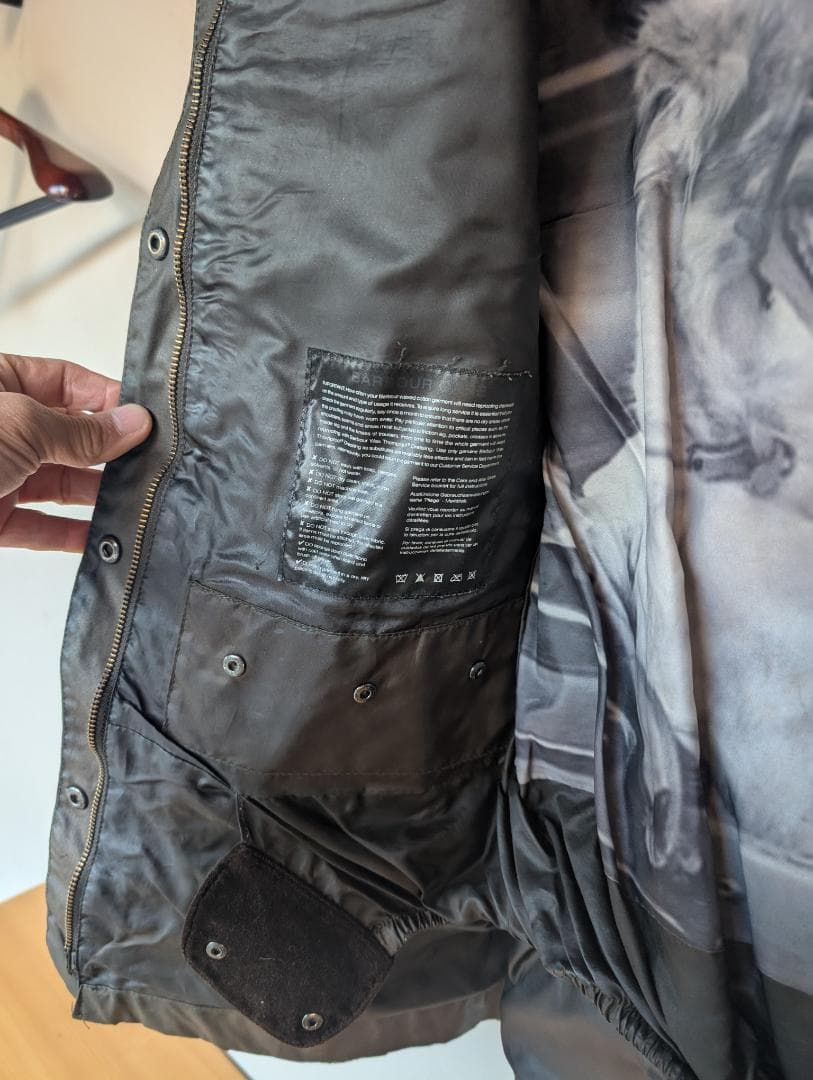 ＋*I様 Barbour ダークブラウンジャケット