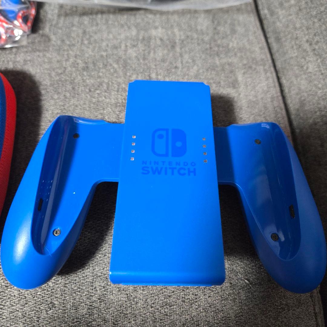 【美品】Nintendo Switch マリオレッド×ブルー 本体セット